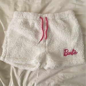 Forever 21 fluffy Barbie shorts (L)